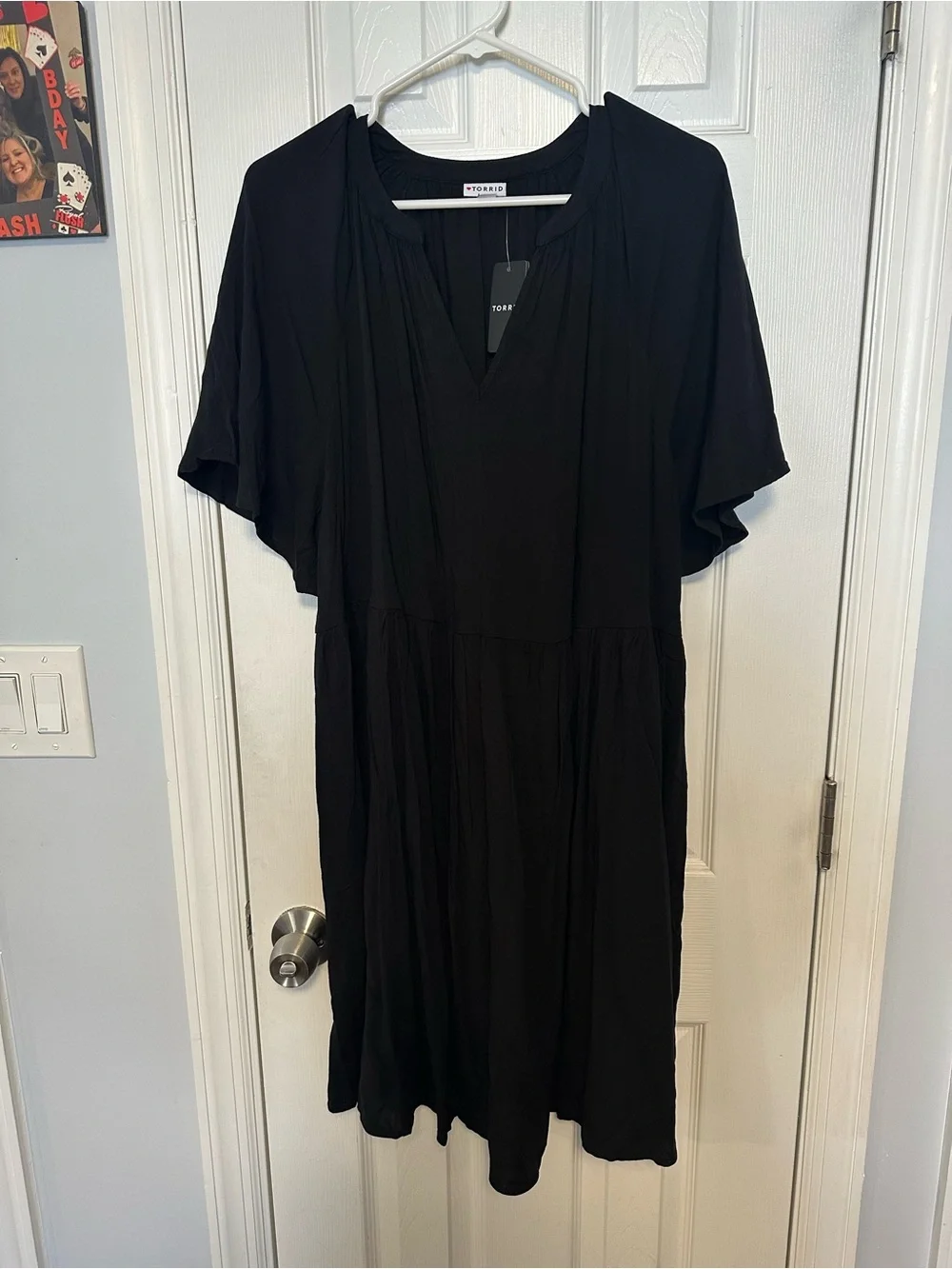Torrid Mini Babydoll Dress Black 2X NWT - Picture 1 of 7
